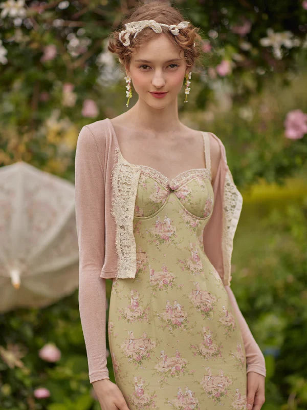 Floral Fantasy Sleeveless Dress