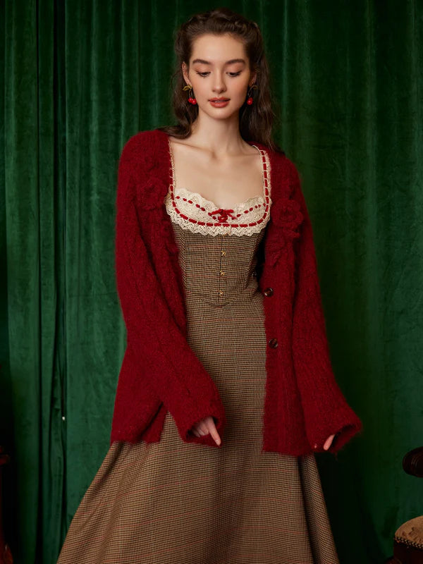 Vintage Lace Elegance Dress