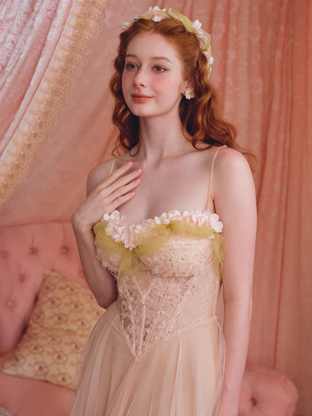 Blossom Reverie Princess Gown