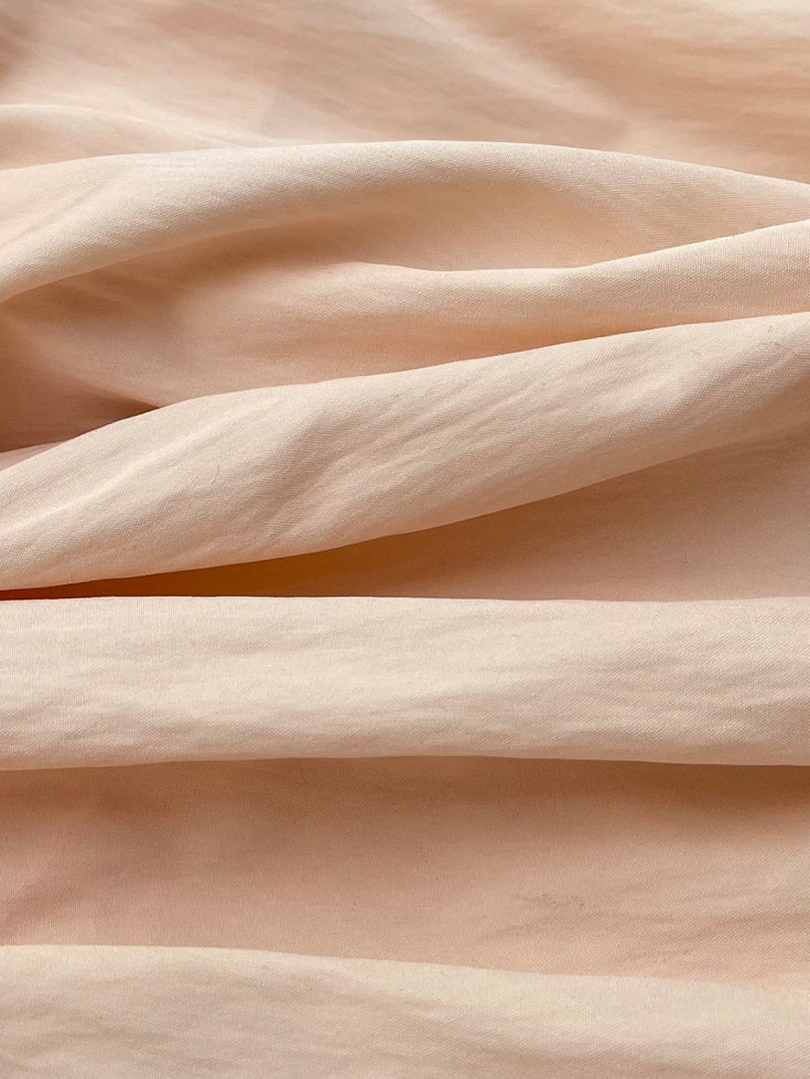 Blush Ribbon-Tie Tiered Dress