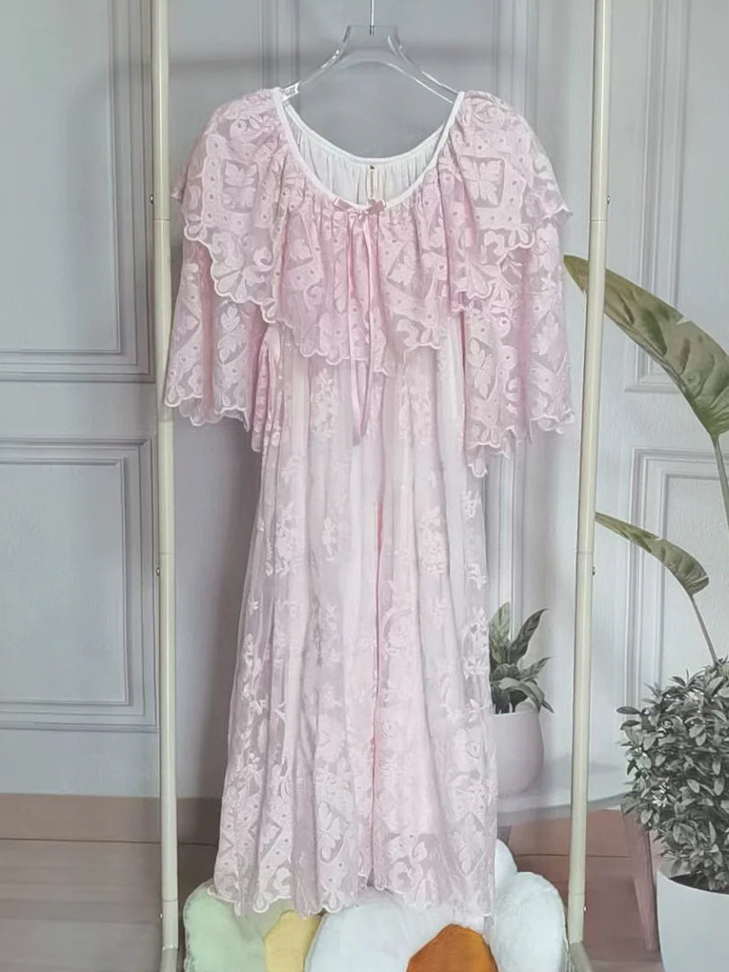 Whispering Blossoms Vintage Nightgown