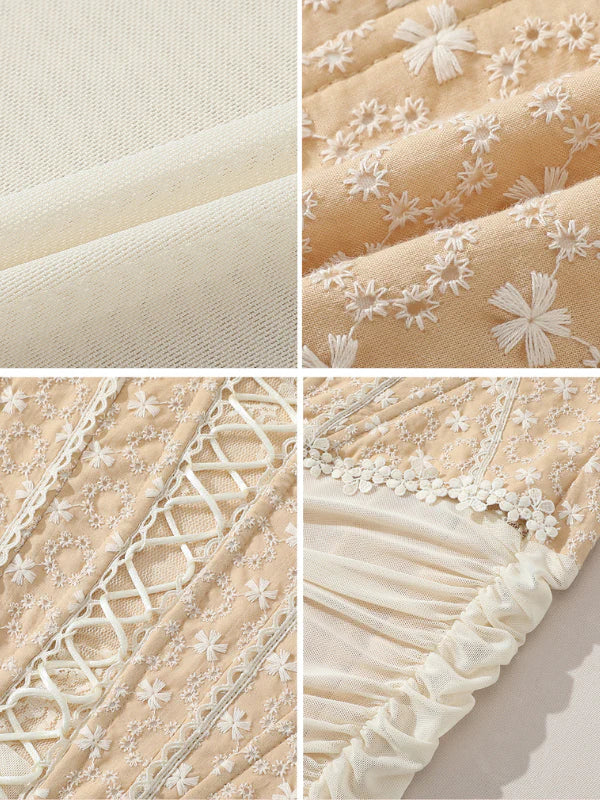 Lily's Vintage Grace Beige Dress