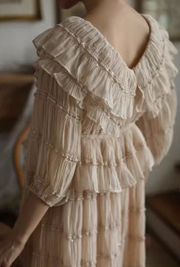 Victorian Grace Light Pink Dress