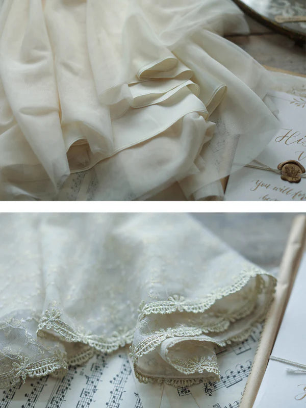 Strawberry Garden Vintage Embroidered Dress