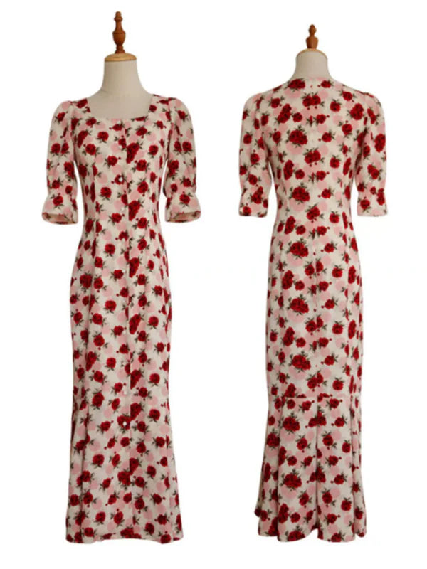 Enchanting Blossom of the Rose Empress Dress