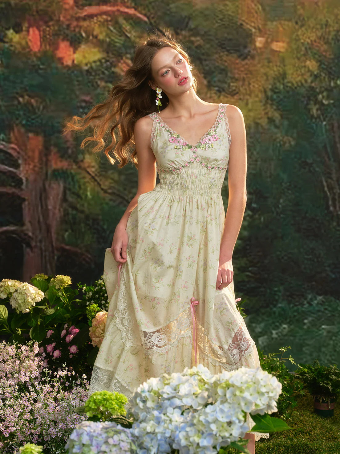 Blooming Lace Garden Dress