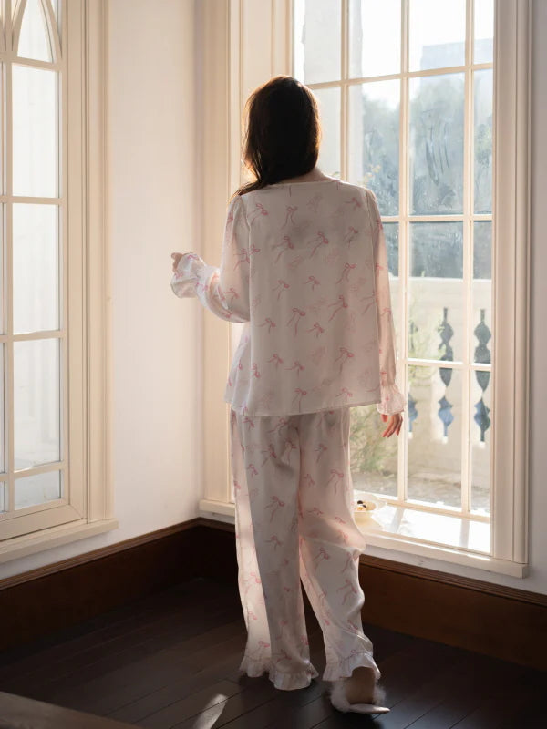 Sweet Ribbon Lounge Pajama Set