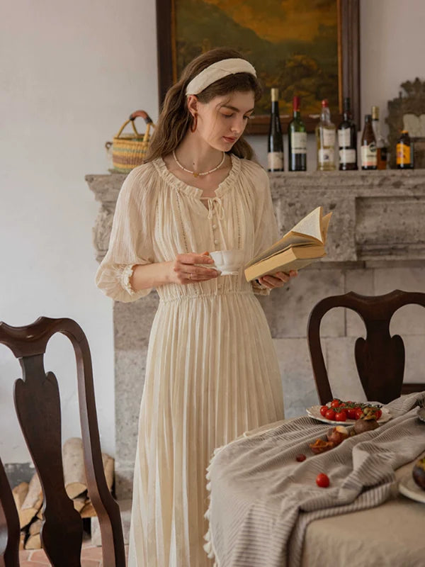 The Creamy Elegance Dress