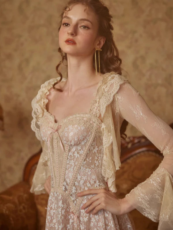 Clara's Golden Blossom Princess Dress