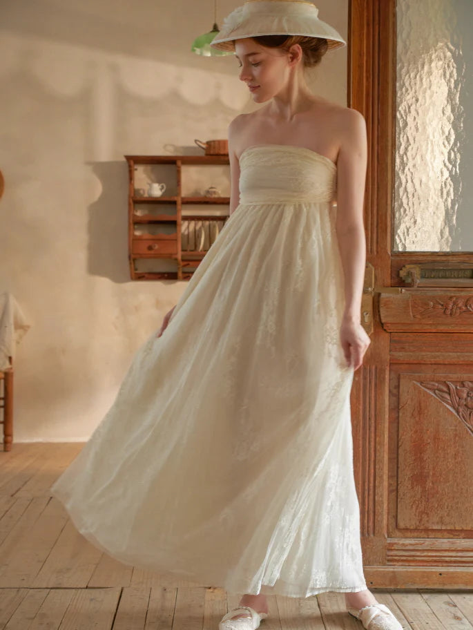 Floral Sleeves Enchanted Garden Bloom Dress