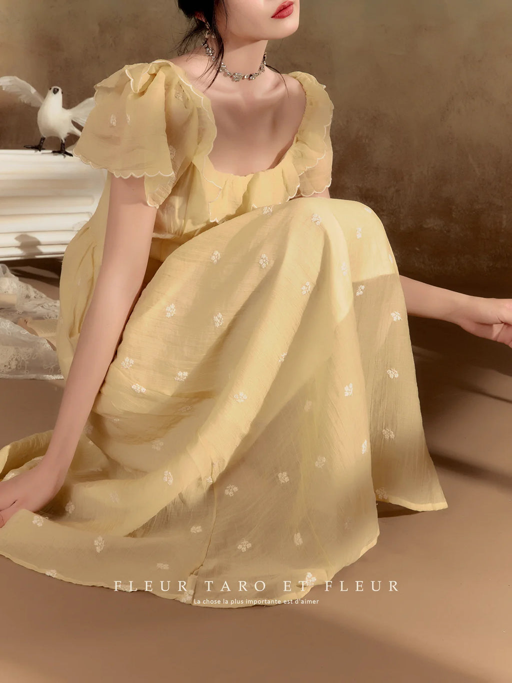 Golden Hour Ruffled Dream Dress