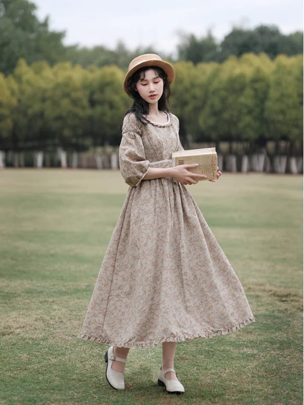 Dreamy Garden Floral Lace Dress