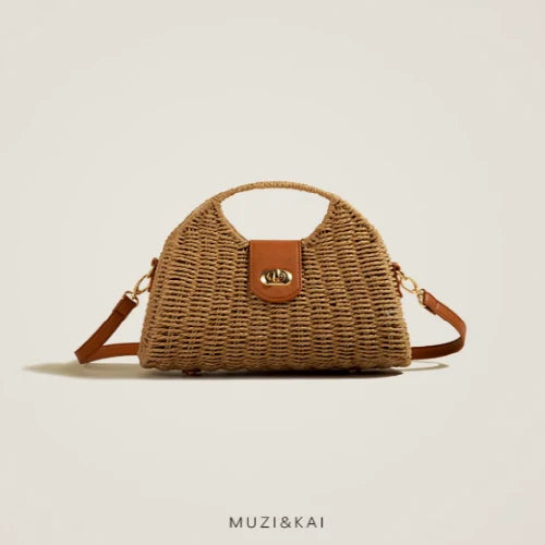 Straw Woven Small Handbag Shoulder Bag