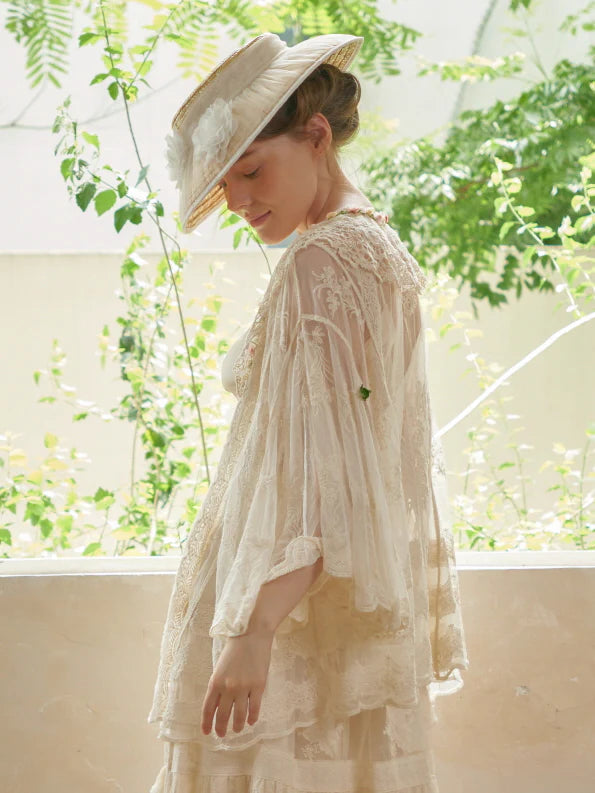 Blooming Lace Garden Shawl