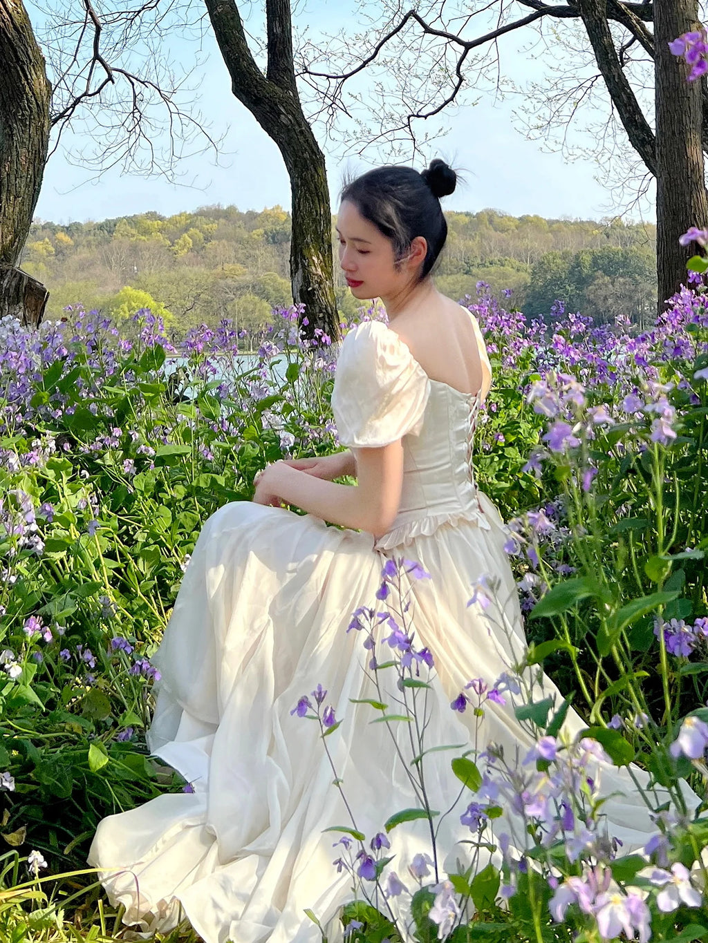 Romantic Rose Embroidered Corset Top