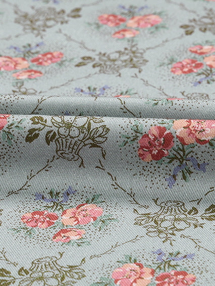 Whispering Blooms Lace-Trim Nightgown