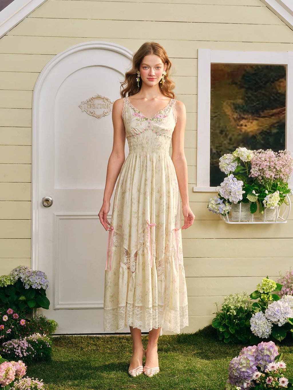 Blooming Lace Garden Dress