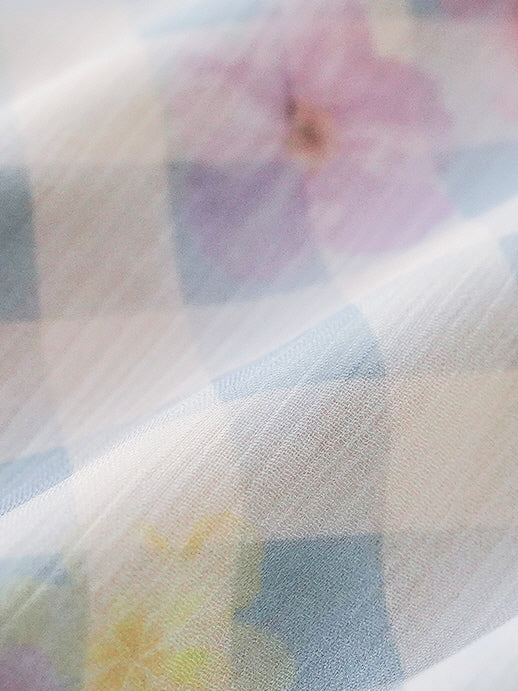 Blue Gingham Ruffle Dream Dress