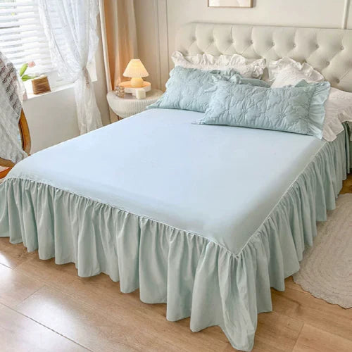 Blue Cozy Quilting Duvet Cover Set