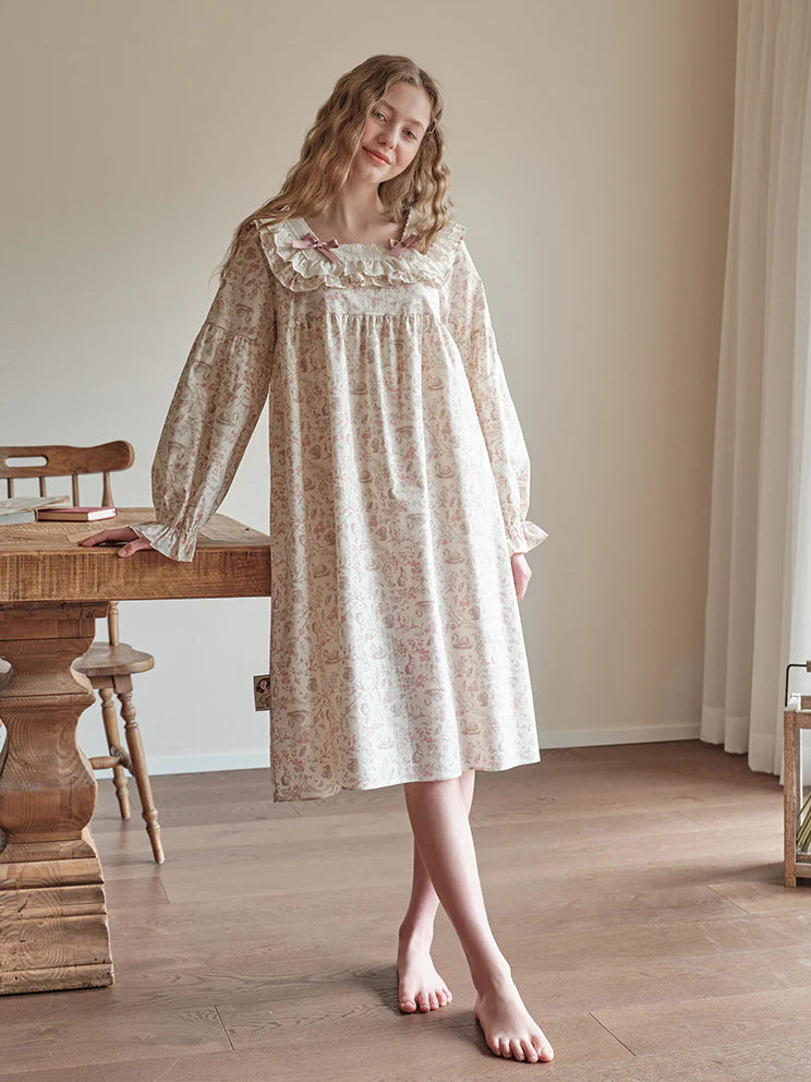 Enchanted Woodland Lace Nightgown