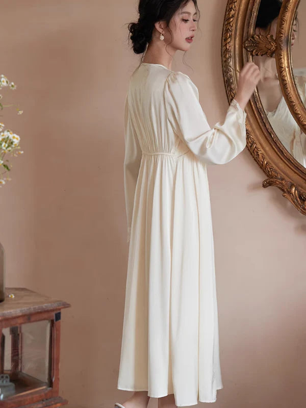 Ethereal Princess White Nightgown Set