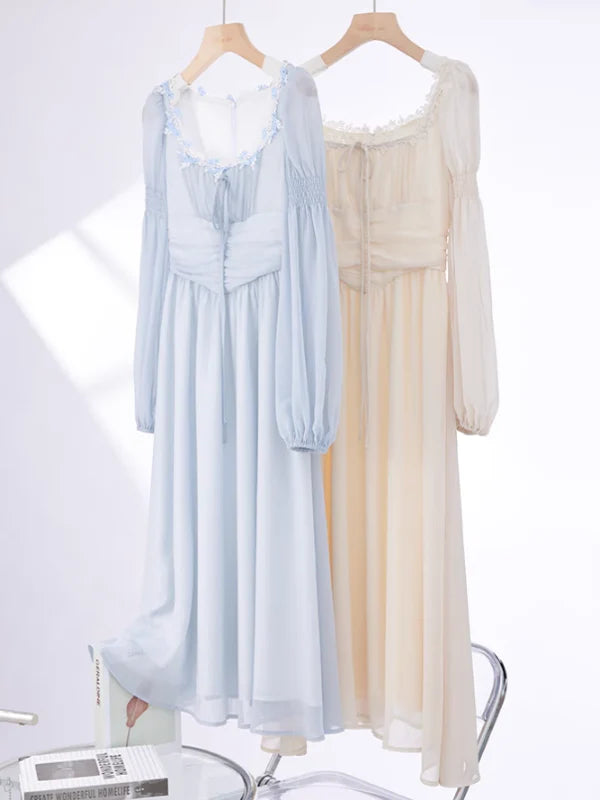 Elegant Floral Whisper Dress