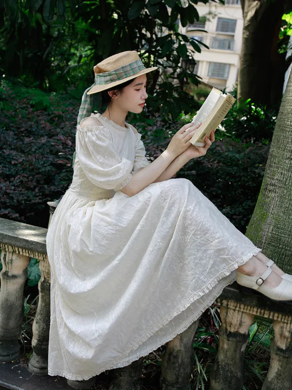 Whispering Garden Embroidered Dress