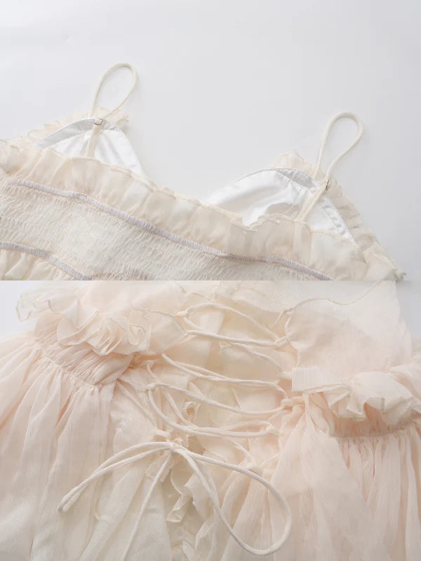 Ivory Bloom Corset Top and Skirt