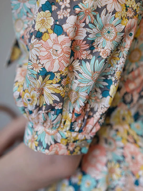 Blossoming Rose Garden Midi Dress