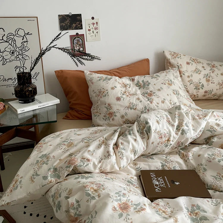 Rustic Floral Serenity Bedspread Set