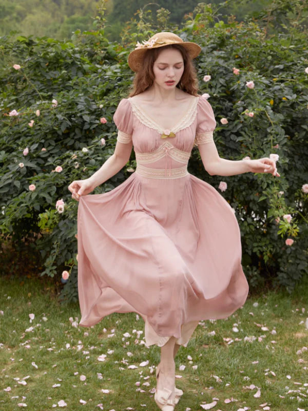 Literary Rose Symphony Dress
