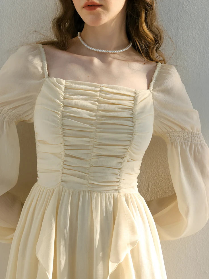 Grace's Vintage Cream Dress
