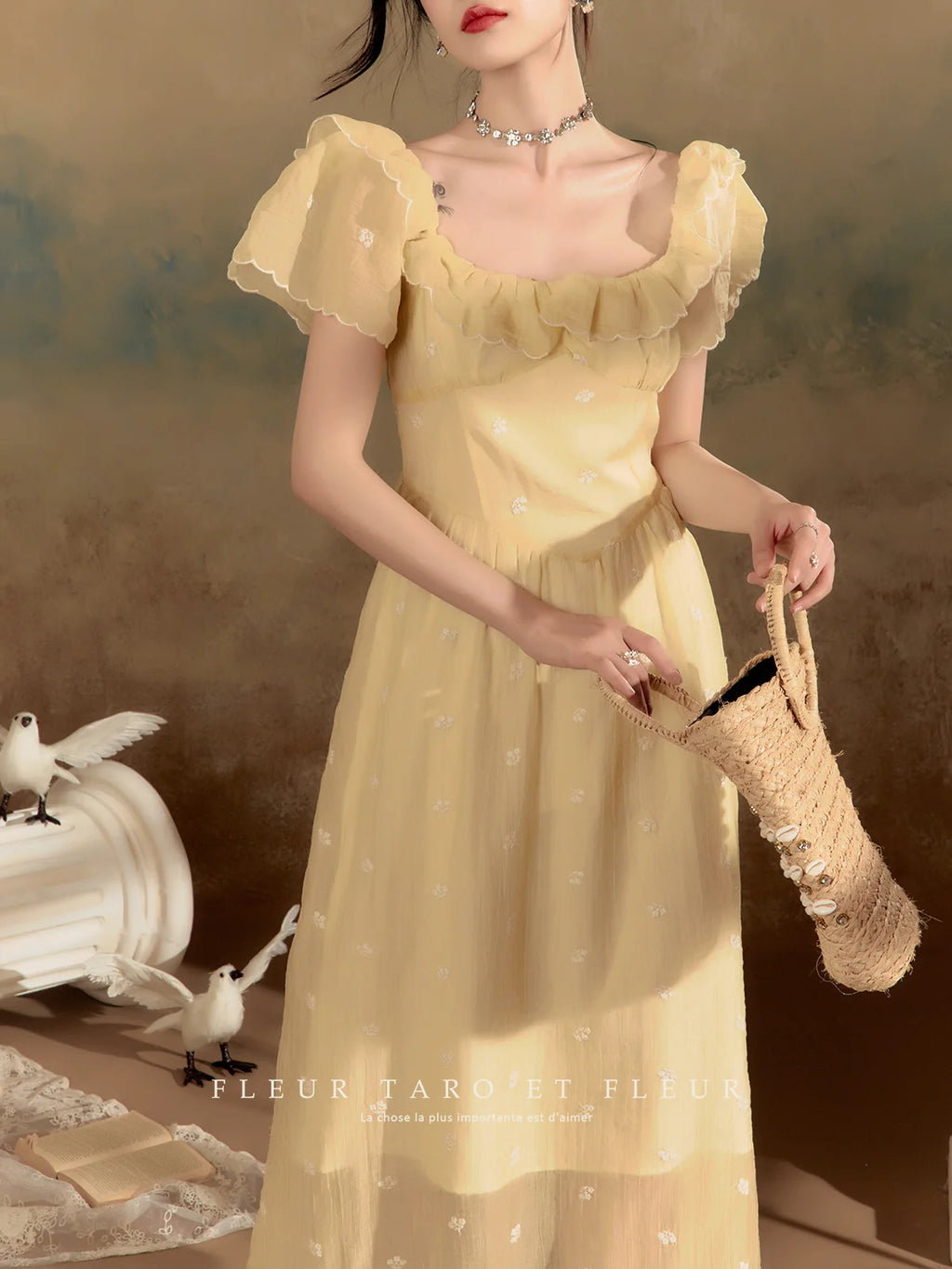 Golden Hour Ruffled Dream Dress