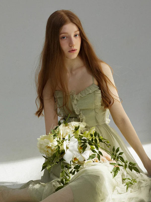 Forest Fairy Light Green Dress