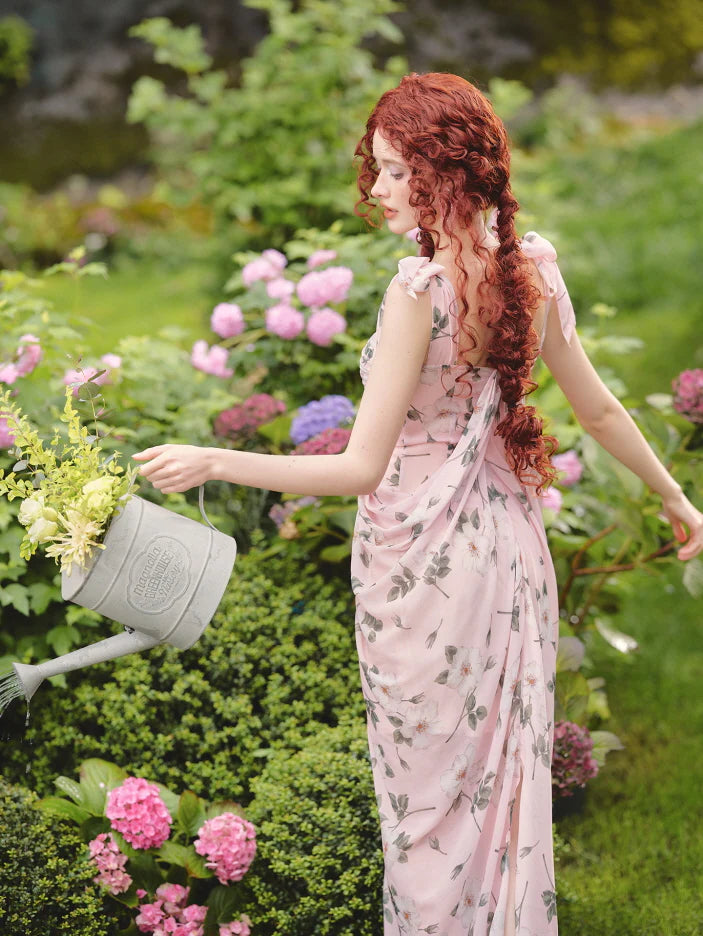 Rose Garden Muse Floral Maxi Dress