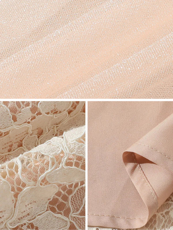 Sunset Blossom Lace Dress