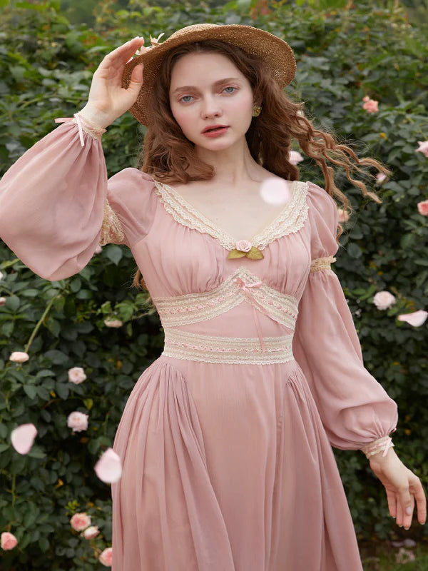 Literary Rose Symphony Dress