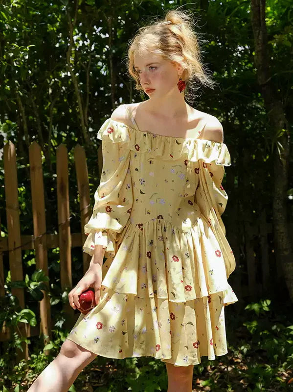 Enchanted Meadow Ruffled Dress