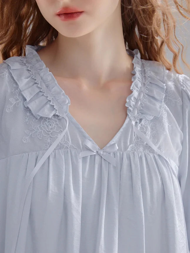 Enchanted Lace Ruffle Pajama Set