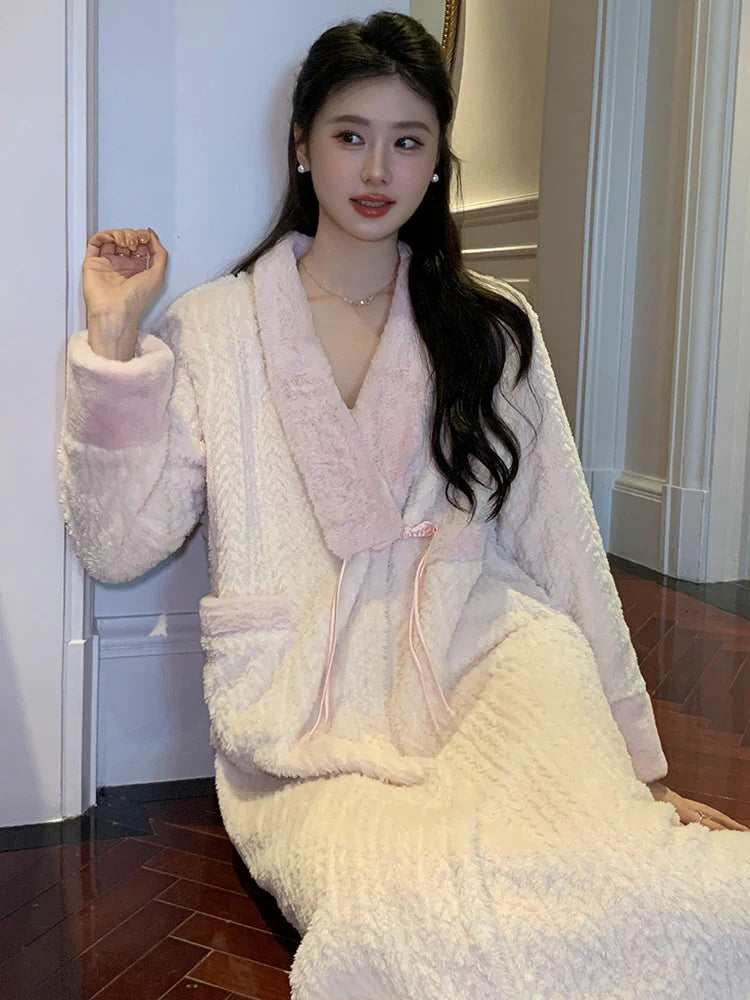 Cozy Velvet Winter Robe