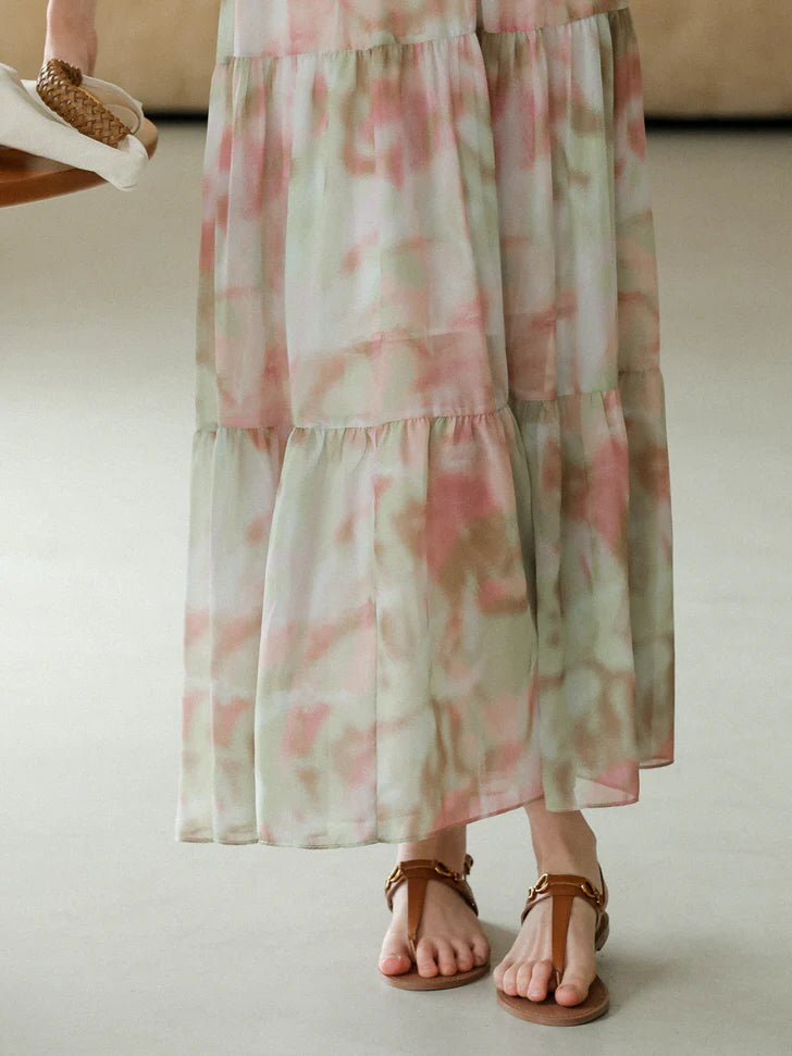 Amelia's Elegant Vacation Dress