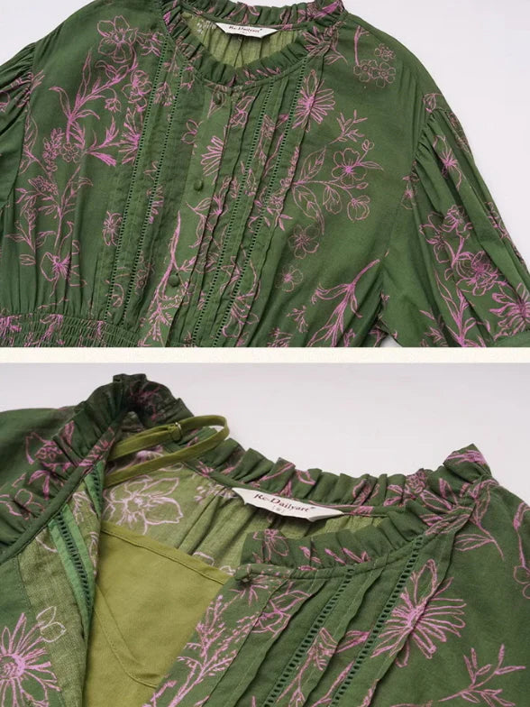 Evelyn's Forest Whispers Summer Dress