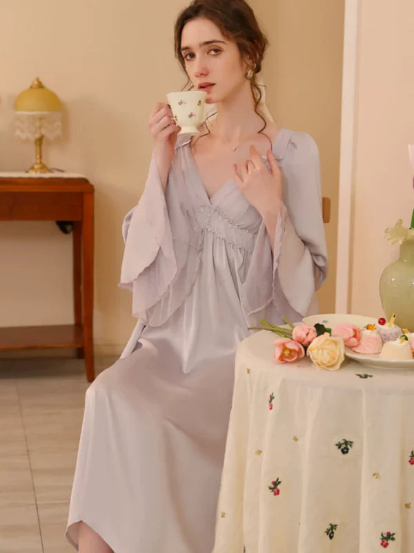 Lavender Dream Frill Nightgown