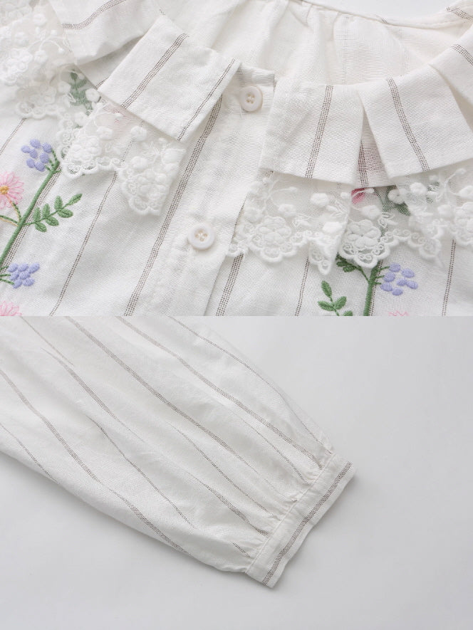 Striped Meadow Bloom Blouse