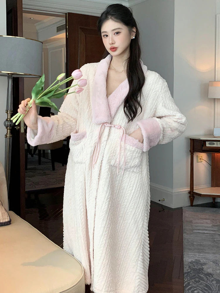 Cozy Velvet Winter Robe