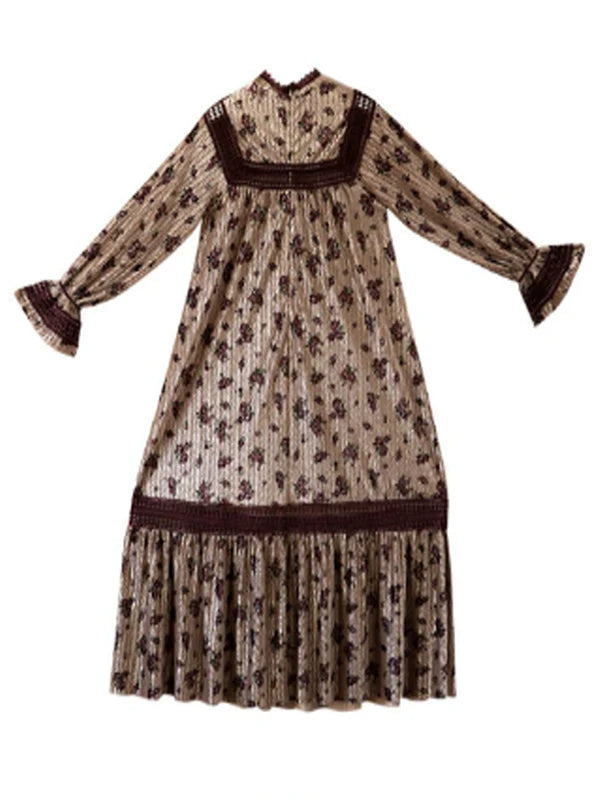 Wine Rose Lace in Dusk Dress