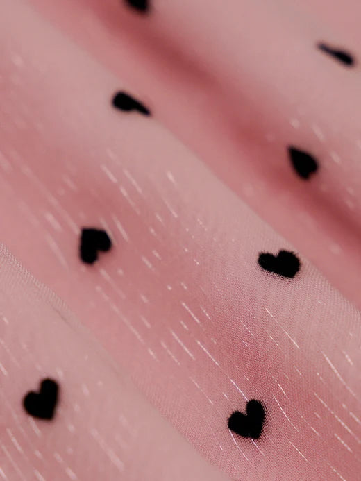 Sweetheart Dot Bow Dress