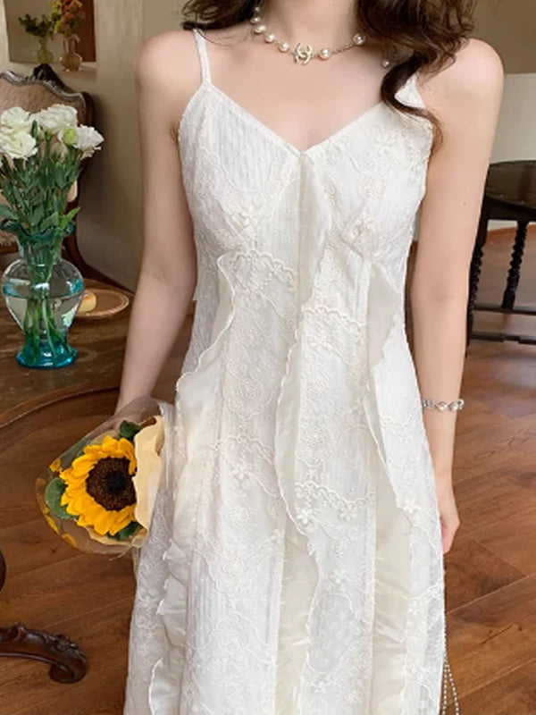 Ella's Ivory Whisper Dress