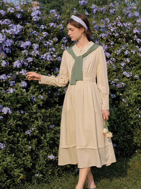 French Blossom Ivory Dress