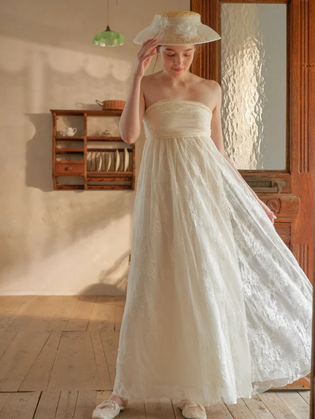 Floral Sleeves Enchanted Garden Bloom Dress